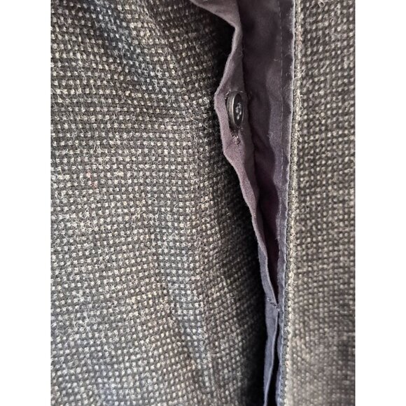 Alexander Wang Wool-Blend Flannel Oversized Shirt Button-Up Grey L Mens Designer - Picture 6 of 13